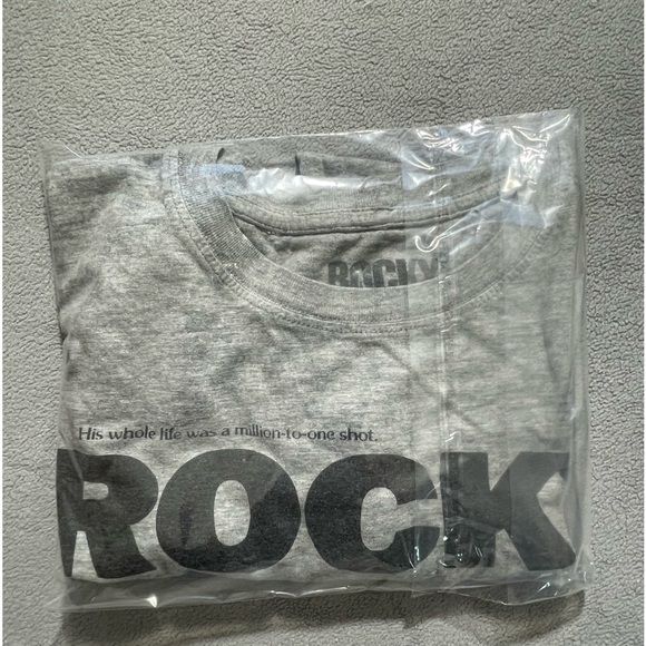 ROCKY TShirt Womens S Gray Original Balboa Boxing 1976-2010 Metro Goldwyn - Picture 5 of 7